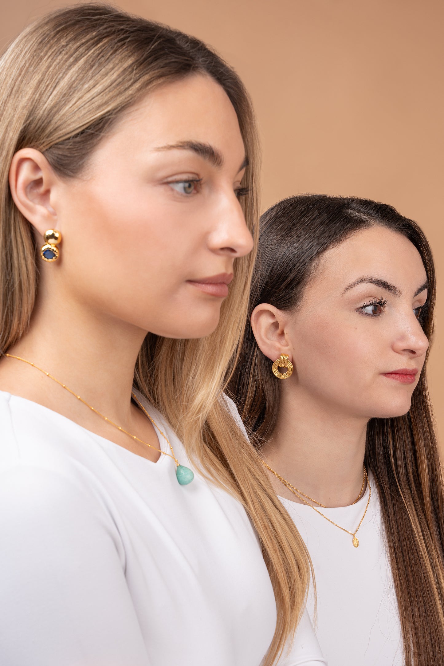 Pendientes Judith con Azul Safiro