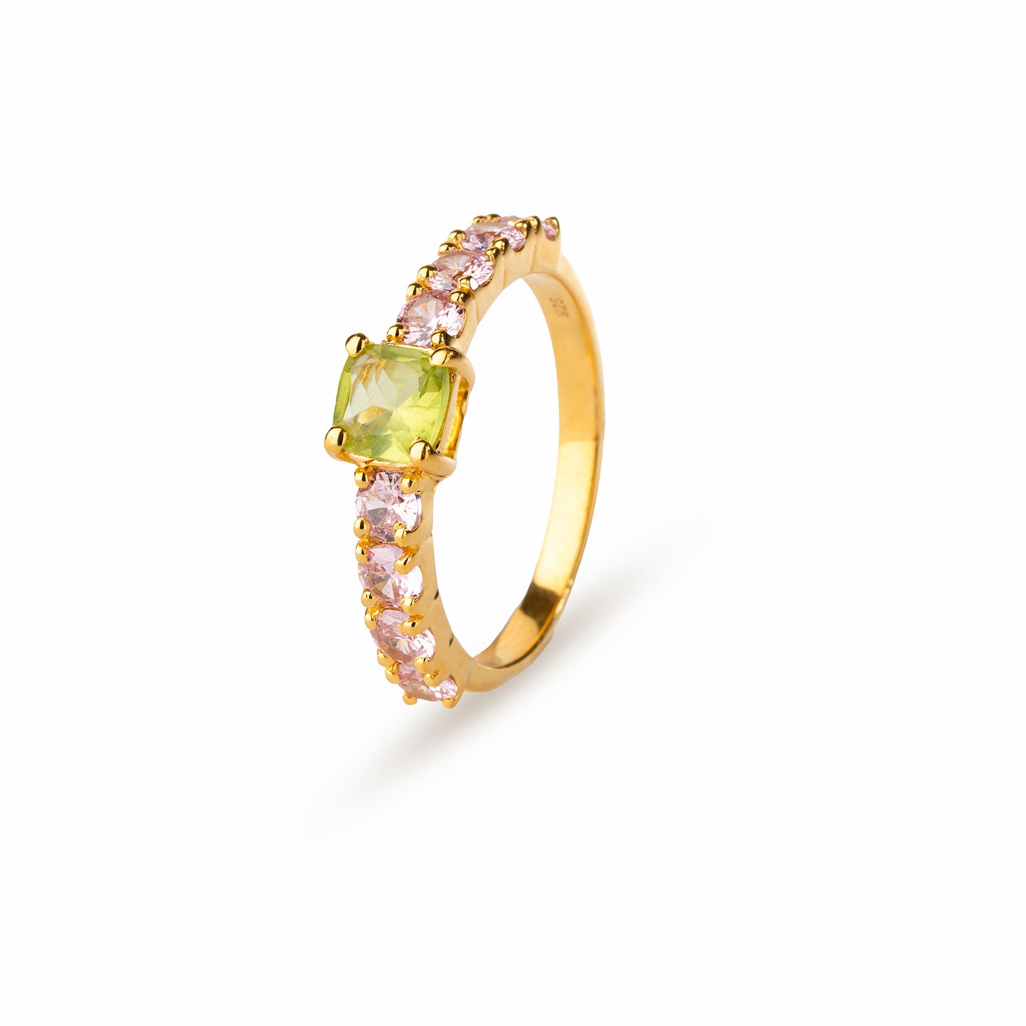 Anillo Diamante Verde