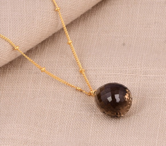 Colgantes Fedea Marrón Brillante