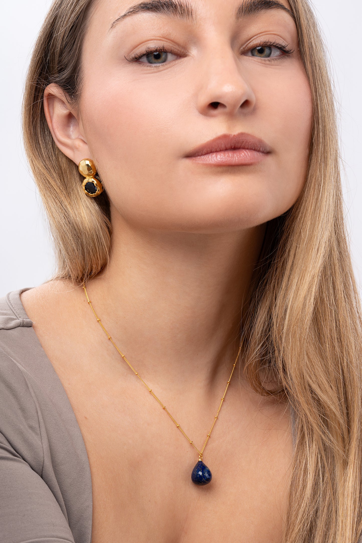 Colgantes Fedea Marrón Brillante