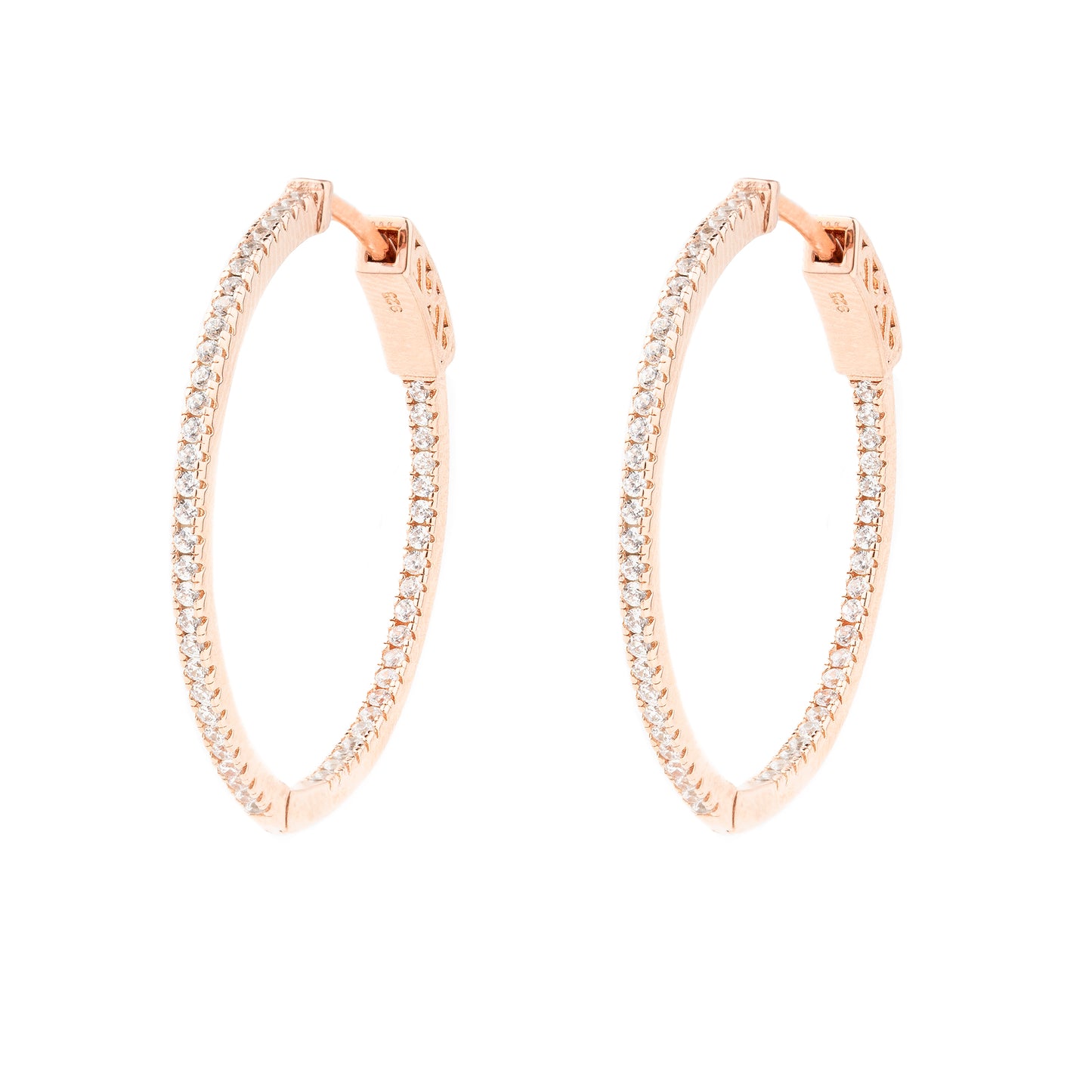 Pendientes Alejandra Aro en Oro Rosa