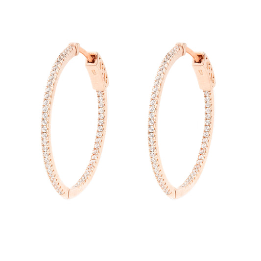 Pendientes Alejandra Aro en Oro Rosa