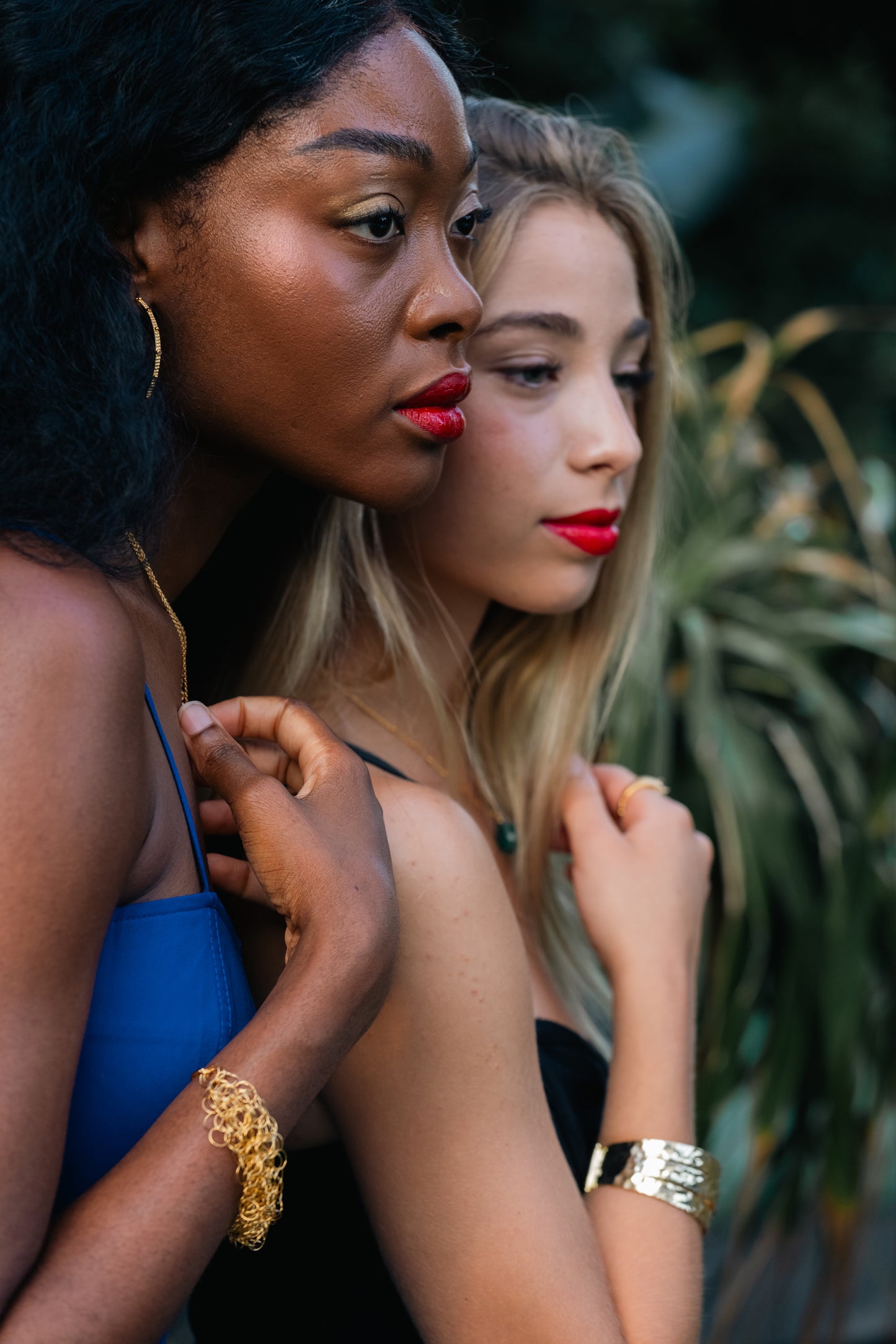 Aros Grandes con Brillantes naturales